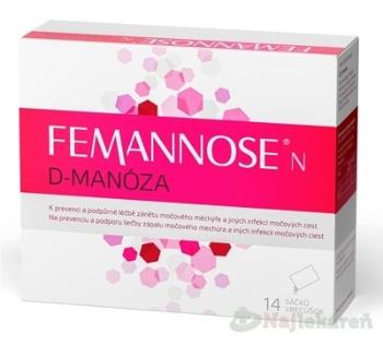 FEMANNOSE N D-manóza granulát na močové cesty 14 vrecúšok