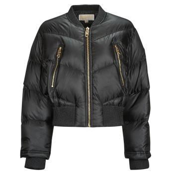 MICHAEL Michael Kors  CHEVRON QUILTED BOMBER  Bundy Čierna