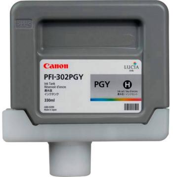 Canon Ink cartridge PFI-302PGY originál  svetlo šedá  2218B001 náplň do tlačiarne