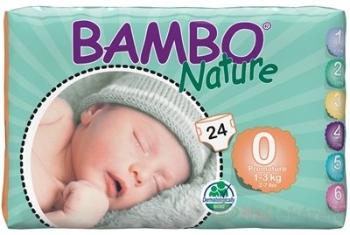 BAMBO PREMATURE 0 1-3 kg plienkové nohavičky pre nedonosené deti 1x24 ks