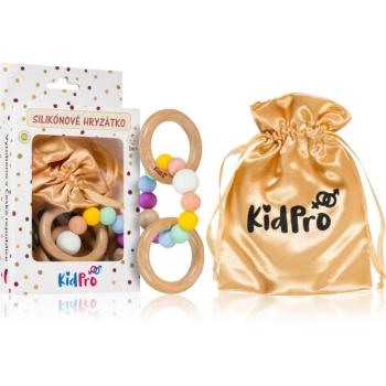 KidPro Teether & Rattle Fruit Mix hryzadielko s hrkálkou Rainbow 1 ks