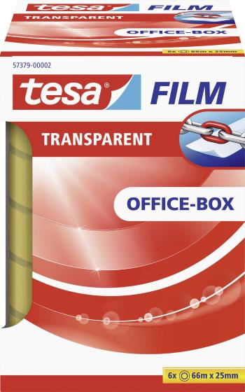 tesa OFFICE-BOX 57379-00002-01 tesafilm  priehľadná (d x š) 66 m x 25 mm 6 ks