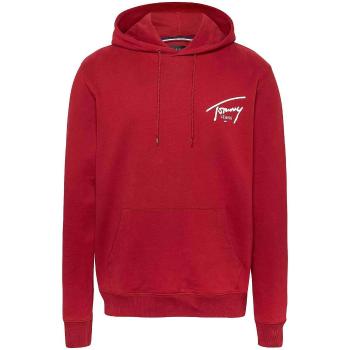 Tommy Jeans  Signature Logo Graphic Hoodie Regatta Red  Mikiny