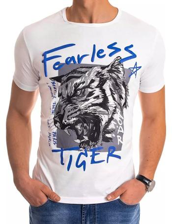Biele pánske tričko tiger vel. 2XL