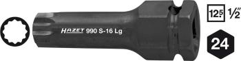Hazet  990S-16LG štvorzub (XZN) silový nástrčný kľúč  16 mm     1/2" (12.5 mm)