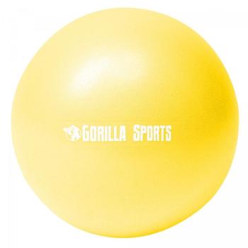 Gorilla Sports Mini lopta na pilates, 23 cm, žltá