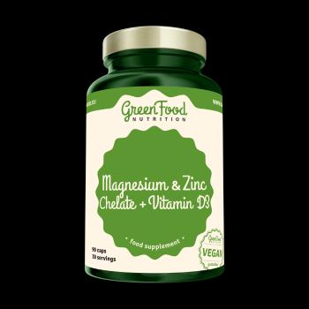 GreenFood Nutrition Mg Zinc Chelate+ vit D3 90cps