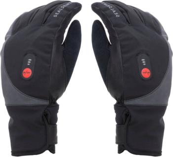 Sealskinz Waterproof Heated Cycle Gloves Black L