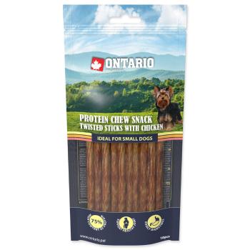 ONTARIO PROTEIN ZUVACI PAMLSOK TOCENE TYCINKY S KURACIM 10 KS 12,7 CM