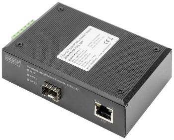 Digitus DN-652103 LAN 10/100/1000 MBit/s, SFP konvertor médií 10 / 100 / 1000 MBit/s