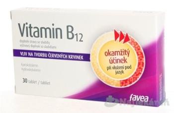 FAVEA VITAMÍN B12 30 tablet