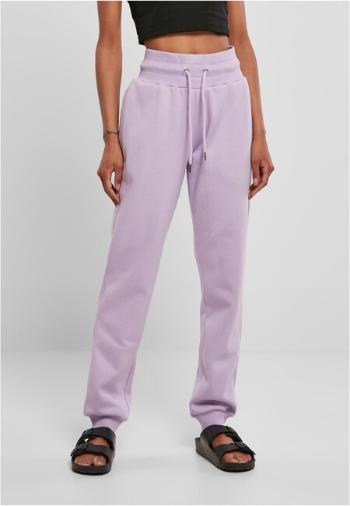 Urban Classics Ladies Organic High Waist Sweat Pants lilac - 4XL