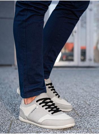 Pánske sneakers topánky T338 - šedé