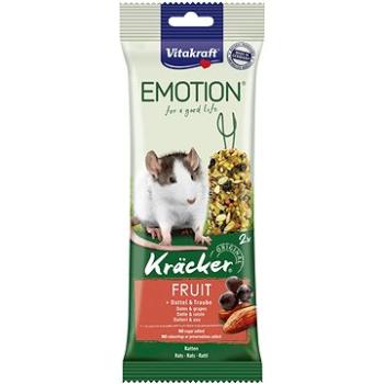 Vitakraft pochúťka pre potkany Emotion Kräcker ovocná 2 ks (4008239314864)