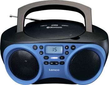 Lenco SCD-501 CD-rádio FM AUX, Bluetooth, CD, USB   modrá, čierna