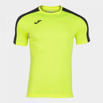 ACADEMY T-SHIRT FLUOR YELLOW-BLACK S/S L