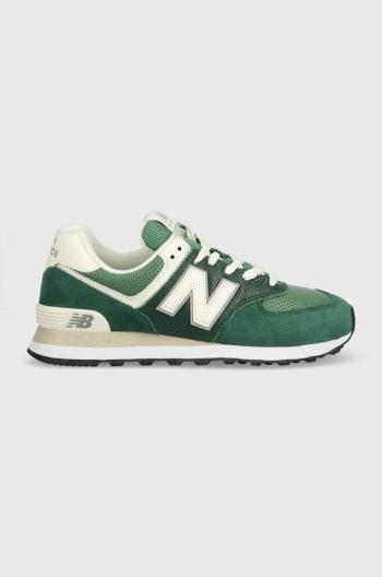 Tenisky New Balance U574fg2 zelená farba,