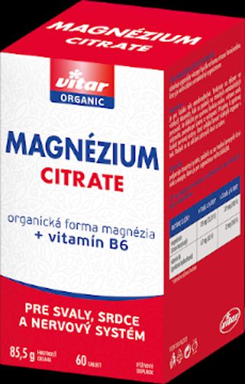 Vitar magnézium citrate + vitamín B6 60 tabliet