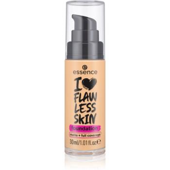 essence I LOVE FLAWLESS SKIN krycí make-up s matným efektom odtieň 50 - Medium Ivory 30 ml