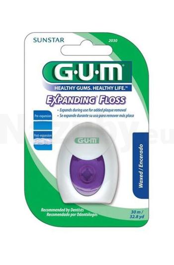 GUM Expanding zubná niť voskovaná 30 m