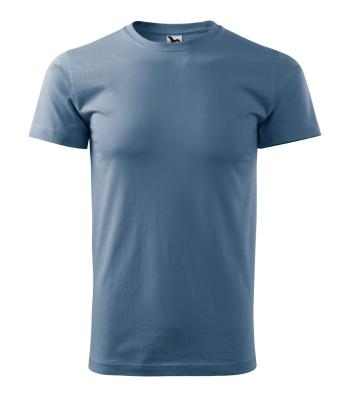 MALFINI Pánske tričko Basic - Denim | XS