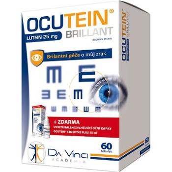 Ocutein Brillant Lutein 25 mg DaVinci 60 tob. + kvapky (2749308)