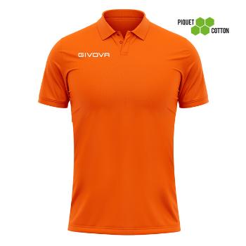 POLO COTONE PIQUET SUMMER ARANCIO Tg. L