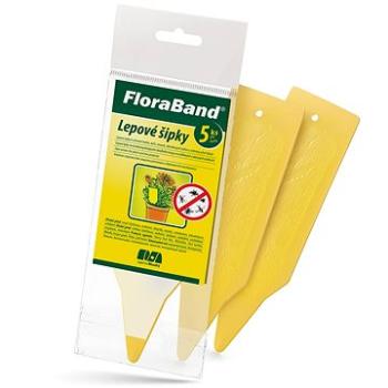 FLORABAND Lepiace šípky k ochrane kvetín pred škodcami 5 ks 4,7× 14,8 cm (8594021250633)