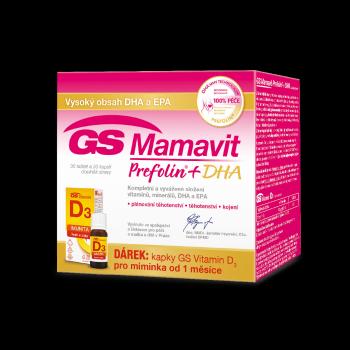 GS Mamavit Prefolin + DHA 30 tabliet + 30 kapsúl + DARČEK vitamín D3