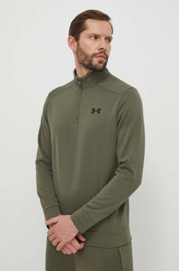 Mikina Under Armour pánska, zelená farba, jednofarebná, 1373358