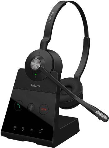 Jabra Engage 65 Stereo náhlavná sada stereo DECT bezdrôtový na ušiach čierna
