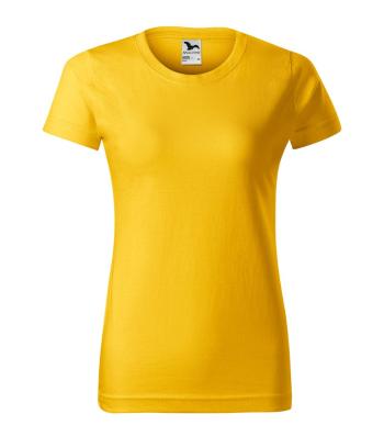 MALFINI Dámske tričko Basic - Žltá | XL