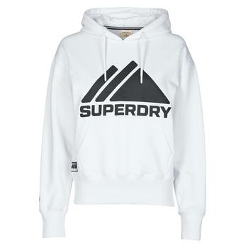 Superdry  Mikiny MOUNTAIN SPORT MONO HOOD  Biela