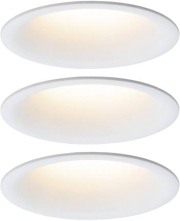 Paulmann 93419 Cymbal LED vstavané kúpeľňové svetlo sada 3 ks 18 W teplá biela  biela (matná)