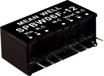 Mean Well SPBW06G-12 DC / DC menič napätia, modul   500 mA 6 W Počet výstupov: 1 x