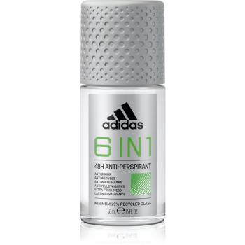 Adidas Cool & Dry 6 in 1 antiperspirant roll-on pre mužov 50 ml