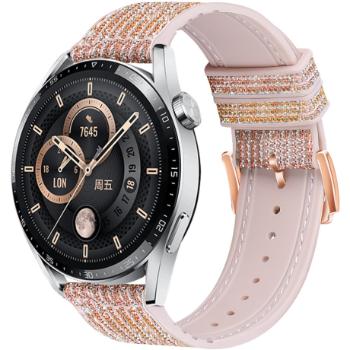 BStrap Glitter remienok na Samsung Galaxy Watch 42mm, golden red (SSG032C0202)