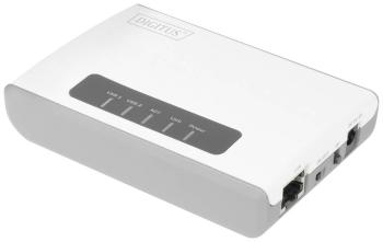 Digitus DN-13024 sieťový print server USB-A, LAN (10/100 Mbit / s), Wi-Fi  802.11 b/g/n