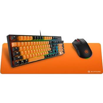 Rapture ELITE Gaming Set oranžovo-čierny (BUN)