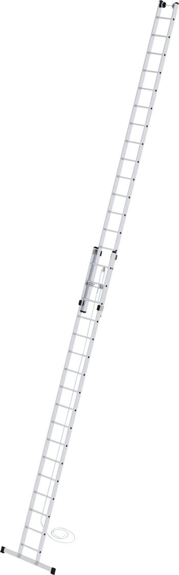 MUNK Günzburger Steigtechnik  11717 hliník výsuvný hliníkový rebrík s lanom Montáž pomocou nástrojov Max.prac. výška: 10