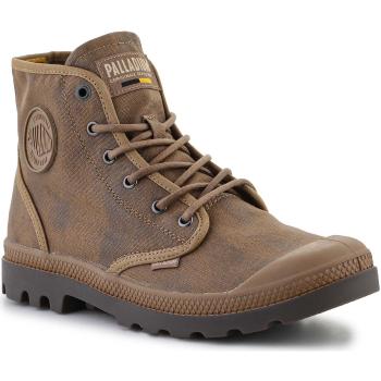 Palladium  pampa hi wax 77222-230-M  Členkové tenisky Hnedá