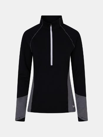 Under Armour UA ColdGear 1/2 Zip-BLK Mikina Čierna