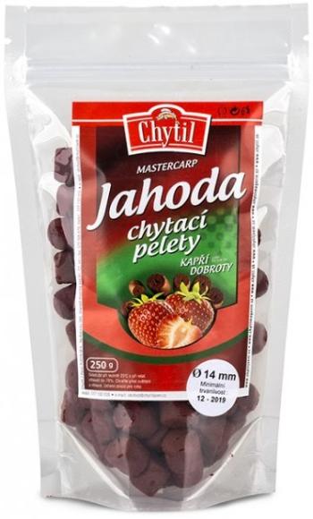 Chytil chytacie pelety s dierkou 250 g - príchuť jahoda - priemer 14 mm