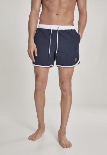 Urban Classics Retro Swimshorts navy/white - S