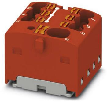 Phoenix Contact PTFIX 4/6X1,5-G RD 1047480 blok rozvádzača  0.14 mm² 1.5 mm² červená 20 ks