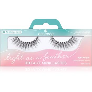 Essence Light as a feather 3D faux mink umelé mihalnice 02 All about light 2 ks