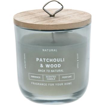 Sviečka v skle Back to natural, Patchouli & Wood, 250 g