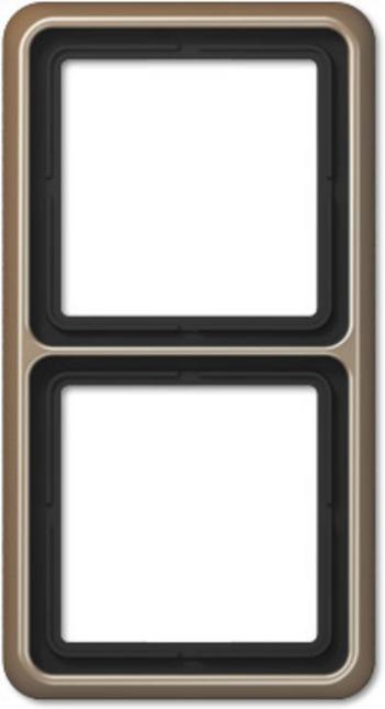 Jung 2-násobný rámček kryt  bronz CD582GB