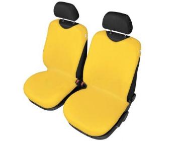 Autopotahy Tričko BAVLA na přední sedadla - žluté