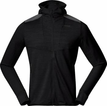 Bergans Outdoorová mikina Rabot Active Mid Hood Jacket Men Black M